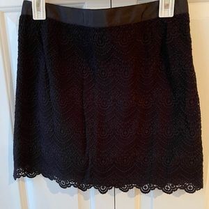 J Crew lace mini skirt